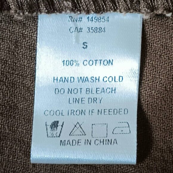 NEW SAGE THE LABEL kahlo washed cord pant in brown Size SMALL NWT - Picture 10 of 10